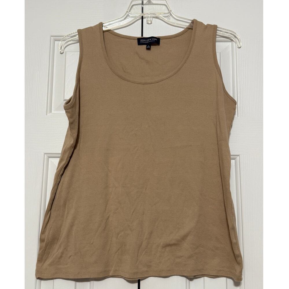 Jones New York Tan/Khaki Tank Top/Shell, Size 1X